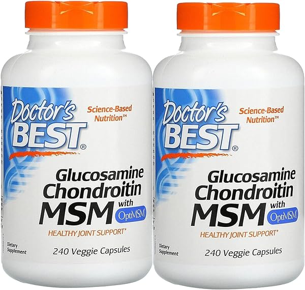 (2 Pack Glucosamine Chondroitin MSM with OptiMSM, 240 Veggie Caps in Pakistan