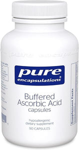 Pure Encapsulations - Buffered Ascorbic Acid - Hypoallergenic Vitamin C Supplement for Sensitive Individuals - 90 Capsules in Pakistan