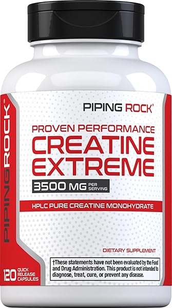 Piping Rock Creatine Monohydrate Capsules | 3 in Pakistan