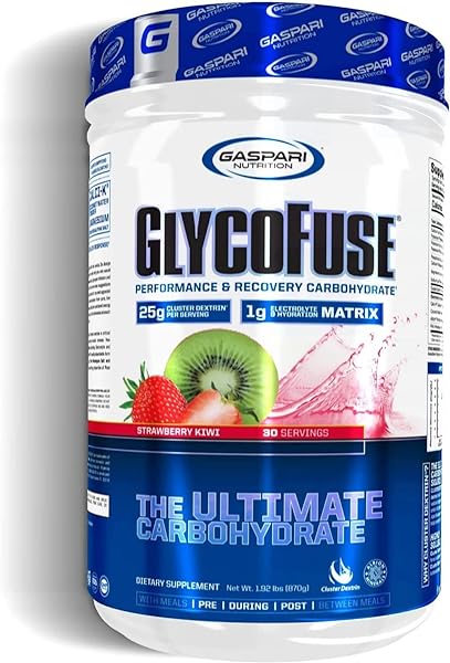 Glycofuse: Performance and Recovery Carbohydrate, 25g Cluster Dextrin and 1g Electrolyte and Hydration Matrix (Strawberry Kiwi, 30 Servings) in Pakistan