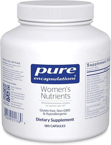 Pure Encapsulations Women's Nutrients - Multivitamin for Women Over 40 to Support Urinary Tract Health, Breast Cell Health & Eye Integrity* - with Vitamin C, Vitamin E & Vitamin A - 180 Capsules in Pakistan