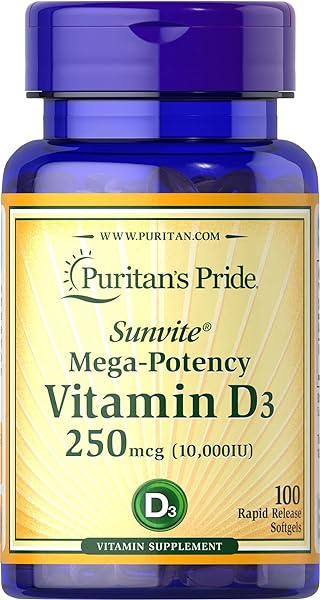 Vitamin D3 10000 IU Bolsters Health Immune System Support and Healthy Bones & Teeth Softgels, Yellow, 100 Count in Pakistan in Pakistan