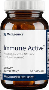 Metagenics Immune Active - Rich in Antioxidant Vitamin C - Immune Health Support* - 200 mg Vitamin C - 30 mg Zinc - Gluten-Free - 60 Capsules in Pakistan