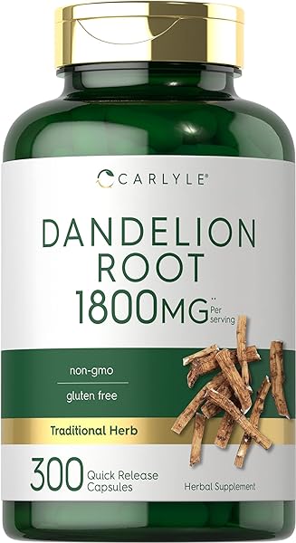 Dandelion Root | 1800mg | 300 Capsules | Non- in Pakistan