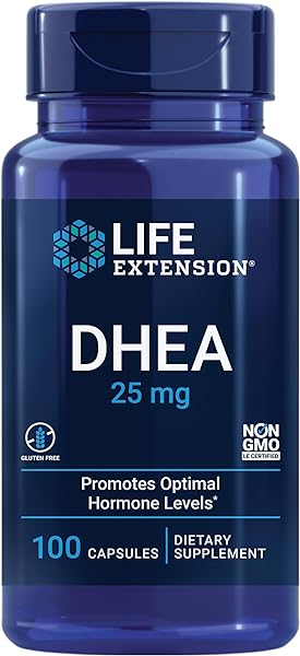 DHEA 25 mg – Supplement for Hormone Balance, Immune Support, Sexual Health, Bone & Cardiovascular Health and Anti-Aging and Mood Support – Gluten-Free, Non-GMO – 100 Capsules in Pakistan in Pakistan