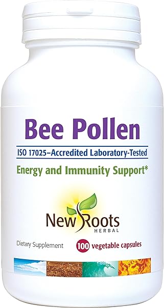 Bee Pollen 1000mg (100 Count) | All Natural Bee Pollen Capsule Supplement | Rich in Minerals, Vitamins & Essential Amino Acids for Antioxidant Support and Bee Vitality | Non-GMO in Pakistan