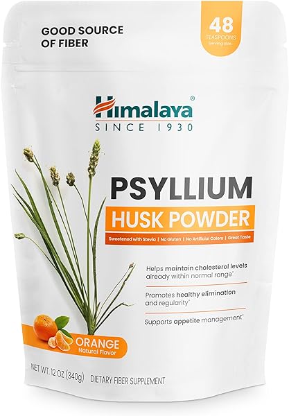 Orange Psyllium Husk Powder, Daily Fiber Supp in Pakistan