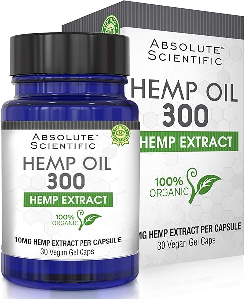 Hemp Oil Capsules 30ct - 100% Organic Hemp Ex in Pakistan