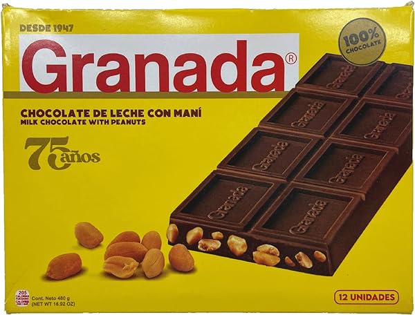 Milk Chocolate Bar With Peanuts 480G - 100% R in Pakistan