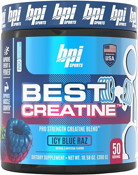 Best Creatine - Includes 6 Advanced Forms of Creatine - Supports Muscle Building and Post-Workout Recovery - Icy Blue Raz, 50 Servings in Pakistan in Pakistan