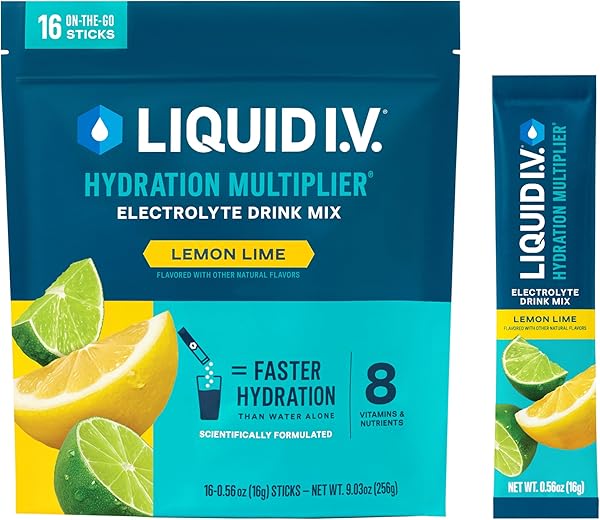 Liquid I.V.® Hydration Multiplier® - Popsicle Firecracker - Hydration Powder Packets | Electrolyte Powder Drink Mix | Convenient Single-Serving Sticks | Non-GMO |1 Pack (16 Servings) in Pakistan in Pakistan