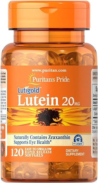 Lutein 20 mg with Zeaxanthin Softgels, Supports Eye Health, 120 Count in Pakistan in Pakistan