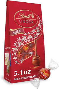LINDOR Milk Chocolate Truffles, Milk Chocolate Candy with Smooth, Melting Truffle Center, Perfect for Mother’s Day Gifting, 5.1 oz. Bag (6 Pack) in Pakistan