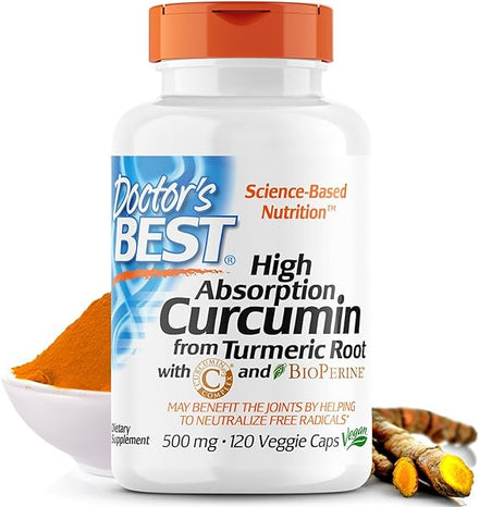 DRB-00107 High Absorption Curcumin From Turmeric Root with C3 Complex & BioPerine 500mg (120 Capsules) in Pakistan