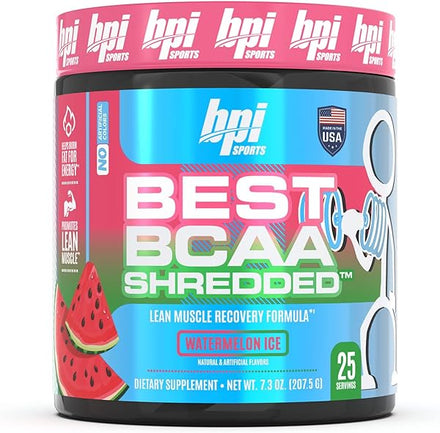 Best BCAA Shredded - Converts Fat to Energy - Weight Loss and Lean Muscle Support - Post-Workout Recovery - Watermelon Ice, 25 Servings, 275 g in Pakistan