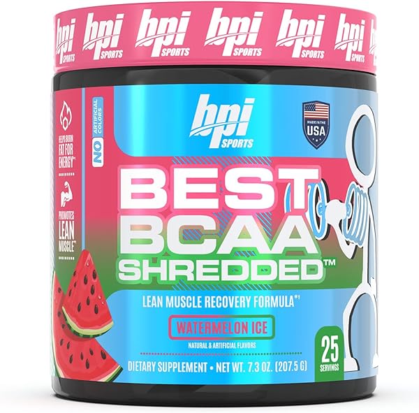 Best BCAA Shredded - Converts Fat to Energy - Weight Loss and Lean Muscle Support - Post-Workout Recovery - Watermelon Ice, 25 Servings, 275 g in Pakistan in Pakistan