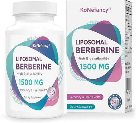 Berberine HCL Supplement 1500mg - High Bioavailability Liposomal Berberine Capsules for Women and Men, AMPK Activator in Pakistan