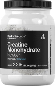 Horbäach Creatine Monohydrate Powder | 2.2lbs (35.2 oz) | HPLC Purity Tested | Vegetarian, Non-GMO, & Gluten Free Supplement in Pakistan