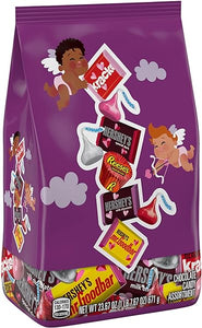 HERSHEY'S and REESE'S Assorted Chocolate, Valentine's Day Candy Variety Bag, 23.67 oz in Pakistan
