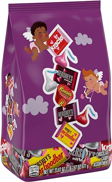 HERSHEY'S and REESE'S Assorted Chocolate, Valentine's Day Candy Variety Bag, 23.67 oz in Pakistan in Pakistan