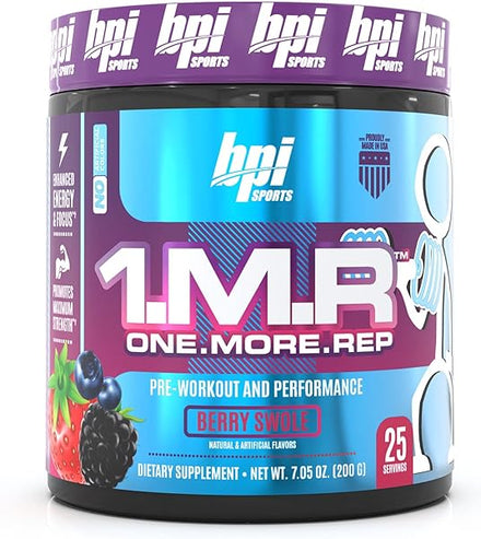 1MR Pre-Workout Powder - Increase Energy & Stamina - Intense Strength - Recover Faster -Foucs Longer - Theobromine, and Dynamine - 0 Calorie - Berry Swole, 7.05 Ounce in Pakistan
