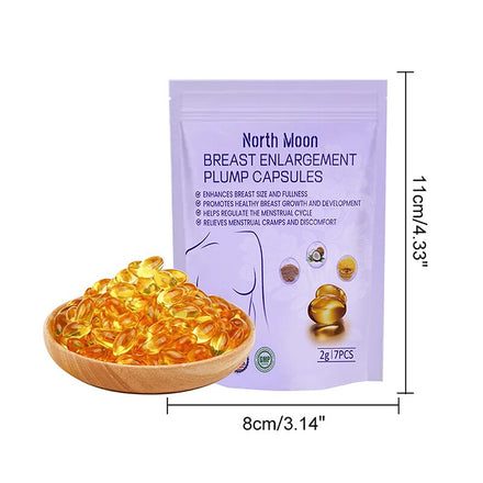 7Pcs Breast Enlargement Essential Oil Capsules Farming Enhancement Breast Enlarge Big Bust Enlarging Massage Breast Enlargement
