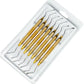 7Pcs Dental Curette Jagged Curettes Kit Dental Scaler Gracey Bone Curette Implant Tools