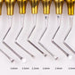 7Pcs Dental Curette Jagged Curettes Kit Dental Scaler Gracey Bone Curette Implant Tools