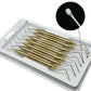 7Pcs/set Dental Curette Jagged Curettes Kit Dentistry Double Ends Cleaning Excavator Restorative Spoon Implant Tools