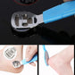 8 Piece Set Foot Rasp High Stainless Steel Remover Exfoliating Heel Sharpener Dead Skin Crackles Removal Nail Foot Care Tool