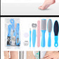 8 Piece Set Foot Rasp High Stainless Steel Remover Exfoliating Heel Sharpener Dead Skin Crackles Removal Nail Foot Care Tool