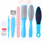 8 Piece Set Foot Rasp High Stainless Steel Remover Exfoliating Heel Sharpener Dead Skin Crackles Removal Nail Foot Care Tool