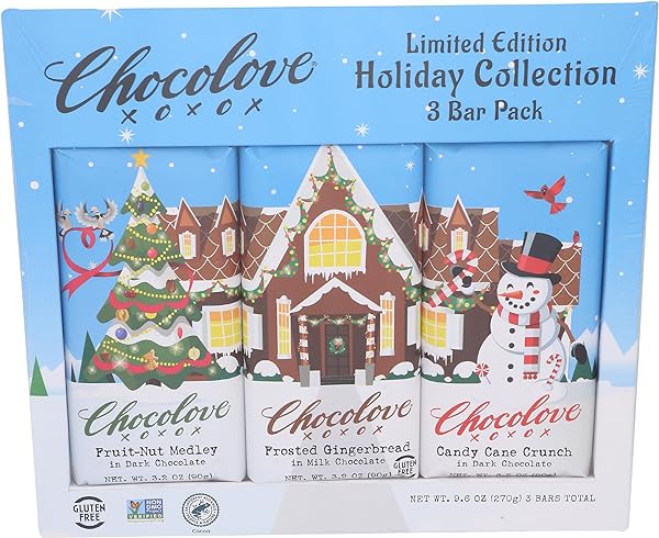 Chocolove Holiday Collection Chocolate Bars,  in Pakistan