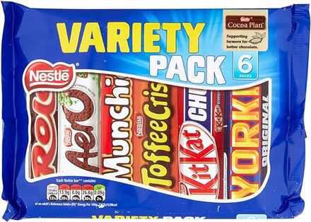 Original Nestle British Chocolate Mix Rolos Aero Munchies Toffee Crisp Kit Kat Yorkie Imported From The UK Nestle Variety Pack Original From England in Pakistan