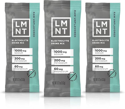 LMNT Zero Sugar Electrolytes - Raw Unflavored Salt | Drink Mix | 30 Count in Pakistan