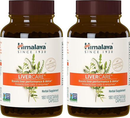 LiverCare Herbal Supplement, Liver Cleanse Formula, Liver Support, Bile Production, Eliminates Waste, Vegan, Non-GMO, Herbal Blend Formula, 375 mg, 180 Capsules, 2 Pack, 180 Day Supply in Pakistan