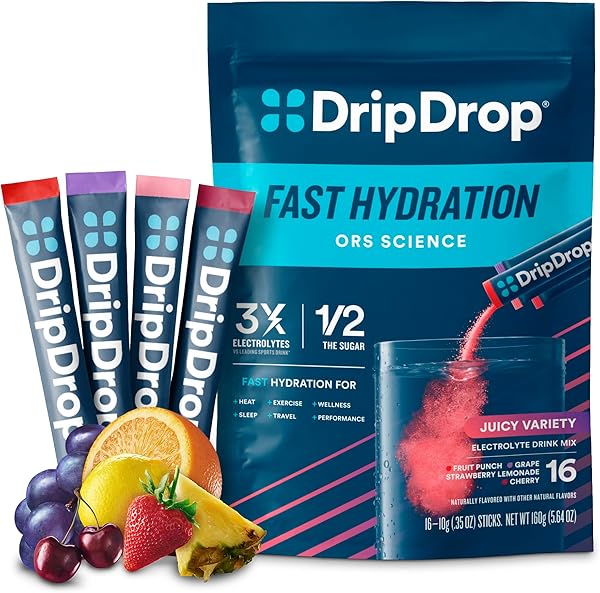 DripDrop Hydration Juicy Variety Pack - Elect in Pakistan