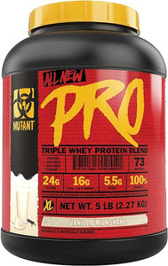 Pro - Triple Whey Protein Powder Supplement - Time-Released for Enhanced Amino Acid Absorption - Decadent Gourmet Flavors (Vanilla Milkshake, 5 lbs) in Pakistan