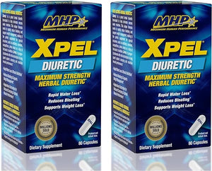 MHP Xpel Maximum Strength Diuretic Capsules, 80 Count (Pack of 2) (Packaging May Vary) in Pakistan