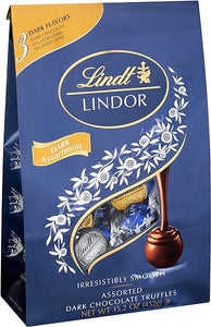 LINDOR Assorted Dark Chocolate Candy Truffles, Assorted Chocolate with Smooth, Melting Truffle Center, 15.2 oz. Bag in Pakistan