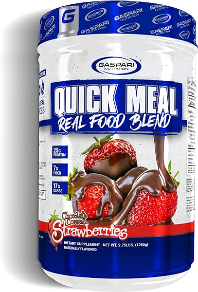 Quick Meal, Total Meal Replacement Protein Shake, Complete Protein from Beef Protein Isolate, Egg White Protein and Greek Yogurt Protein (2.75 lbs, Chocolate Covered Strawberries) in Pakistan