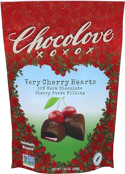 Chocolove Very Cherry Dark Chocolate Hearts,  in Pakistan