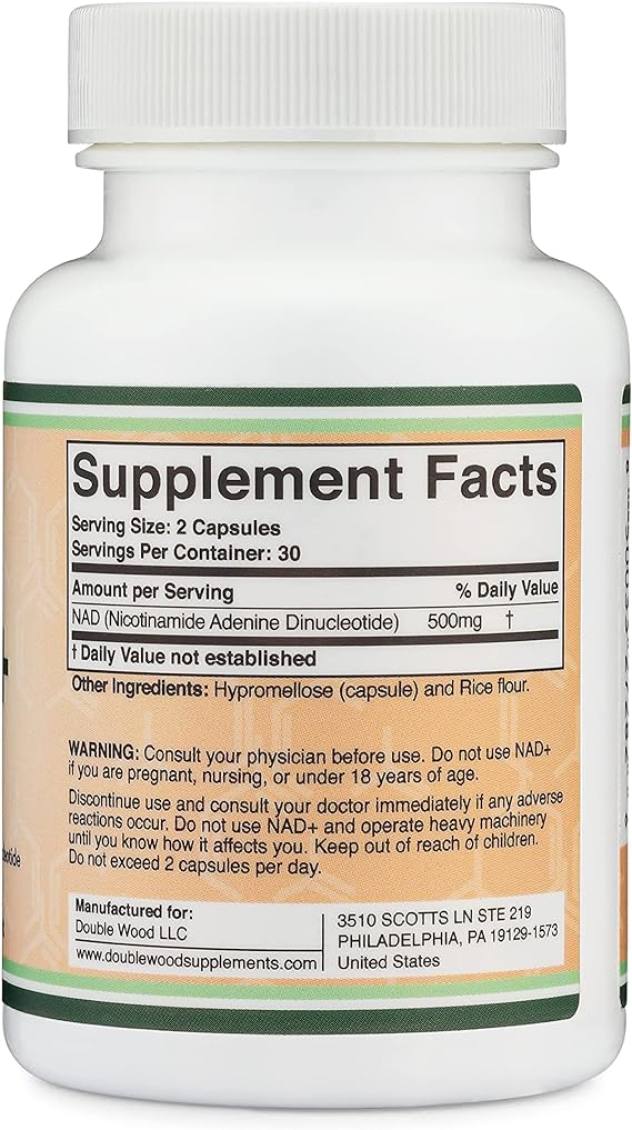 NAD Booster Supplement 500mg Pure NAD+ Similar to Nicotinamide Riboside in Pakistan