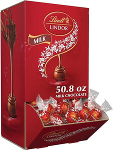 LINDOR Milk Chocolate Candy Truffles, Mother's Day Chocolate, 50.8 oz., 120 Count in Pakistan