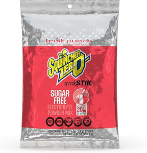 Sqwincher Zero Qwik Stik Sugar Free, Fruit Punch, .11 0z (Pack of 50) in Pakistan