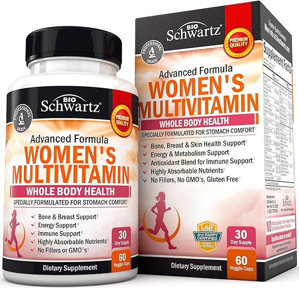 Multivitamin for Women with Vitamin D3 - Multivitamins for Bone Breast Skin Joint Energy - Vitamins for Immunity Support - Immune System Boost Natural Immune Defense - Joint Support Supplement - 60Ct in Pakistan in Pakistan