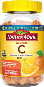 Nature Made Maximum Strength Dosage Vitamin C 1000mg per Serving, Immune Support Vitamin C Gummies for Adults, 80 Vitamin C Gummies, 20 Day Supply in Pakistan