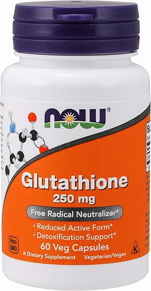 Supplements, Glutathione 250 mg, Detoxification Support*, Free Radical Neutralizer*, 60 Veg Capsules in Pakistan