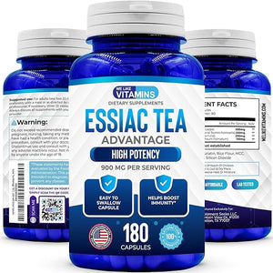 Essiac Tea Advantage 180 Capsules 900mg Essiac Herbal Supplement and Immune Booster with Essiac Capsules in Pakistan