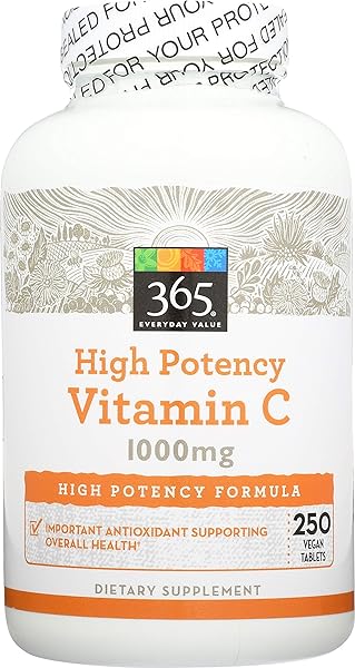 365 Everyday Value, Vitamin C 1000mg, 250 ct in Pakistan
